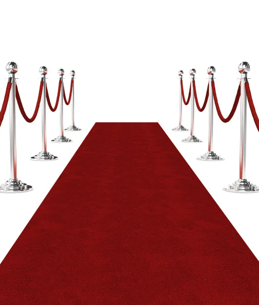 Aisle Runner 3'X100' Red