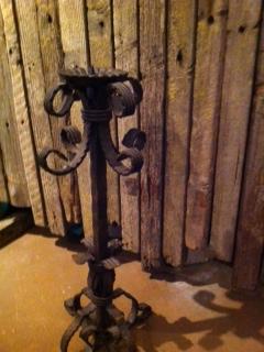 Candelabra Standing Tuscan Wrought Iron 16